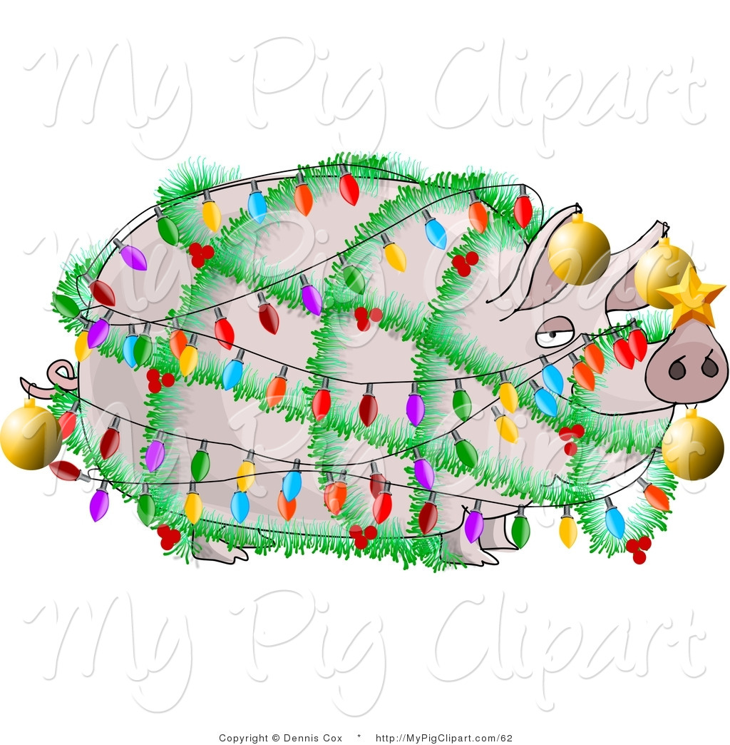 Royalty Free Funny Stock Pig Clipart Illustrations