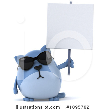 Royalty Free  Rf  Blue Cat Clipart Illustration By Julos   Stock