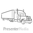 Semi Truck Outline Drawing   Presentation Clipart   Great Clipart For    