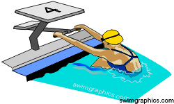 Swimming Backstroke Clipart