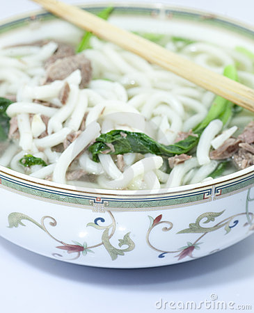 Asian Noodle Soup In A China Stock Photos   Image  20811453