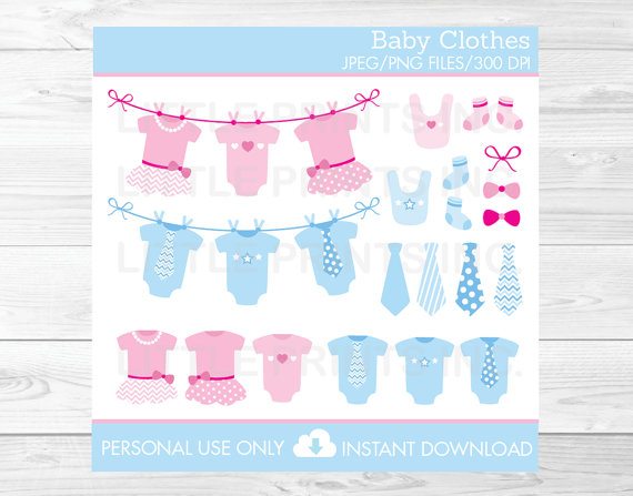 Blue Baby Clothesline Baby Clothes Baby Onesie Tutus Ties Clipart