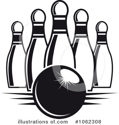 Bowling Clipart  1062308   Illustration By Seamartini Graphics