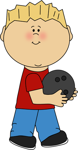 Boy With Bowling Ball Clip Art Image   Boy Holding A Bowling Ball