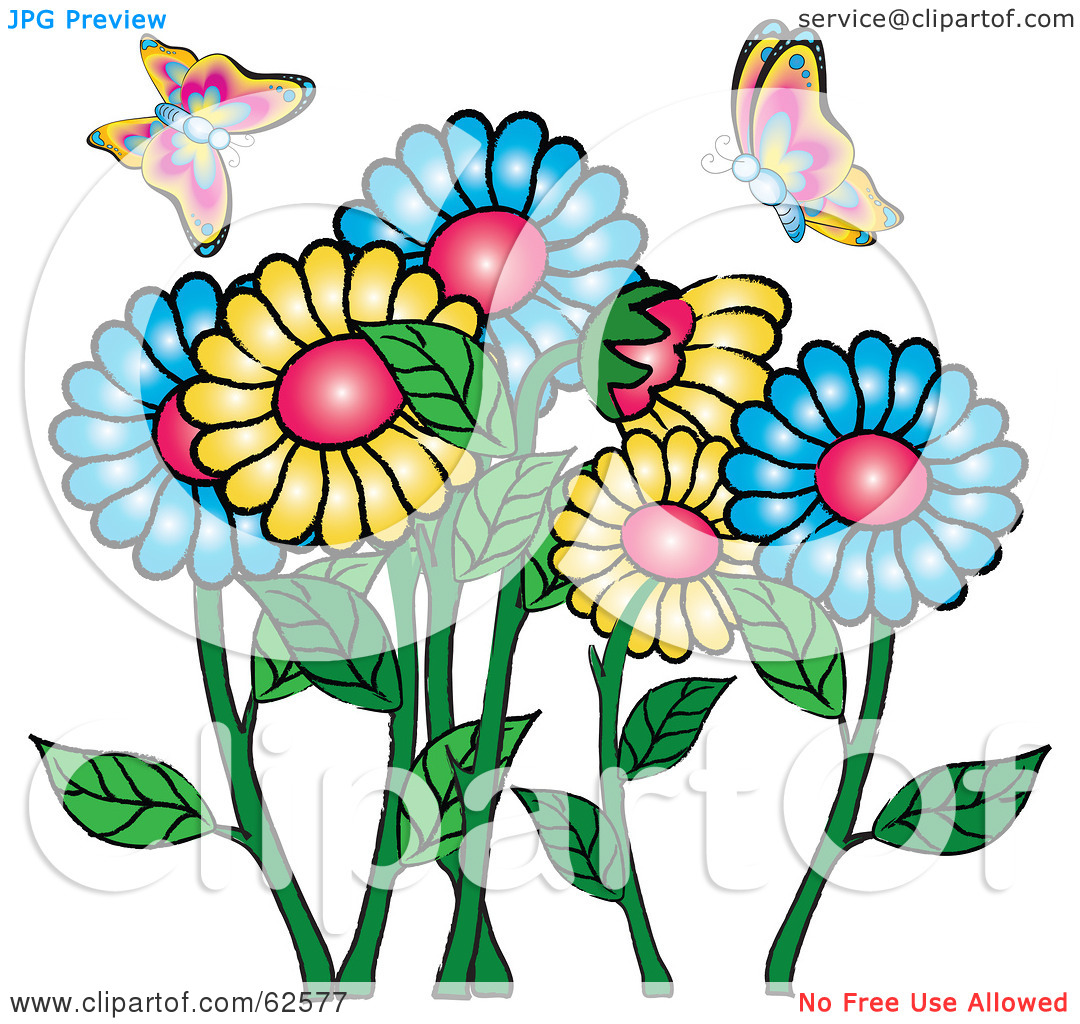 Clipart Spring Flowers And Butterflies Clipart Sings Spring Into