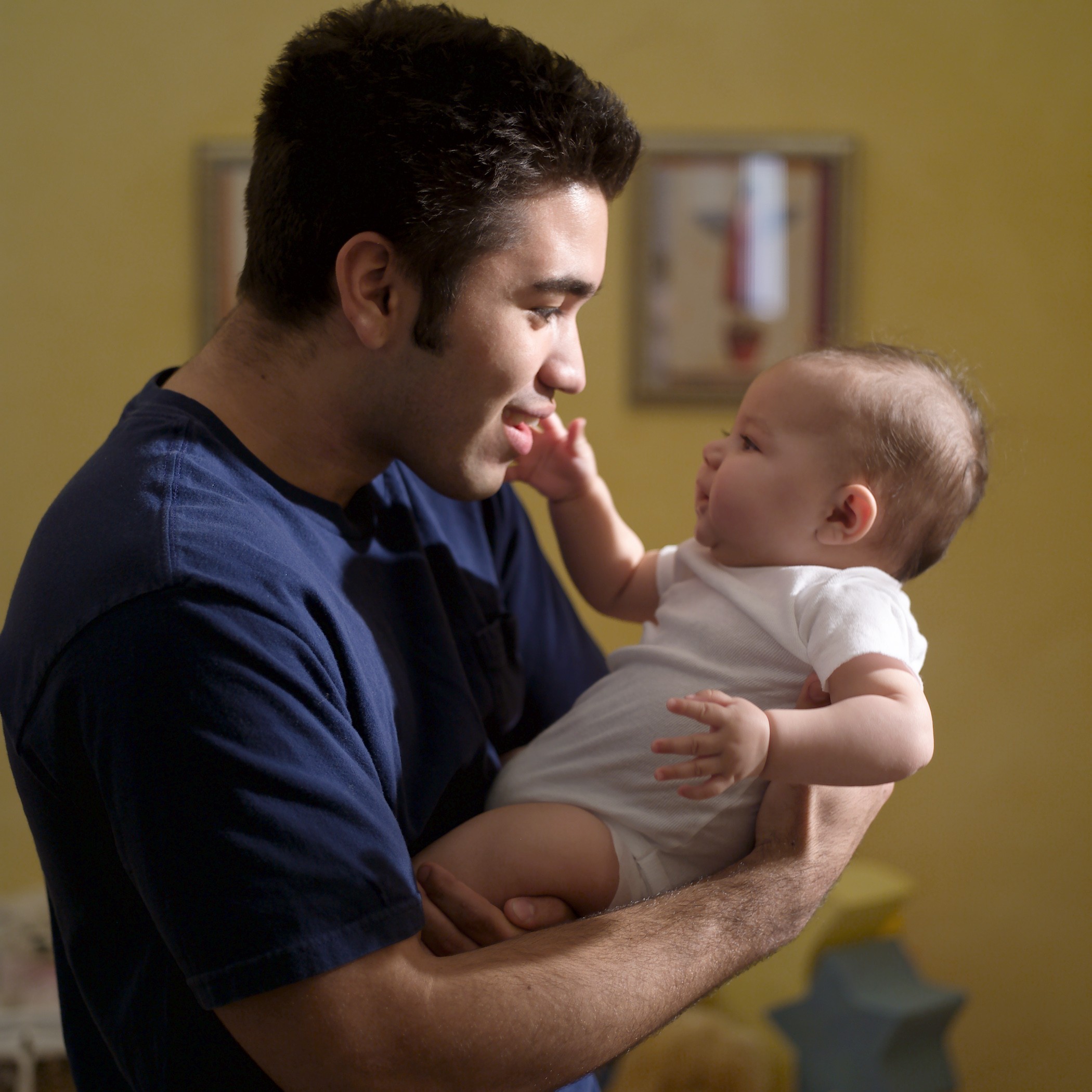 Father And Baby Bonding   Intact Babies Are Happier Healthier And    