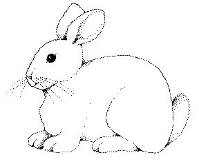 Free Bunny Bw Clipart   Free Clipart Graphics Images And Photos