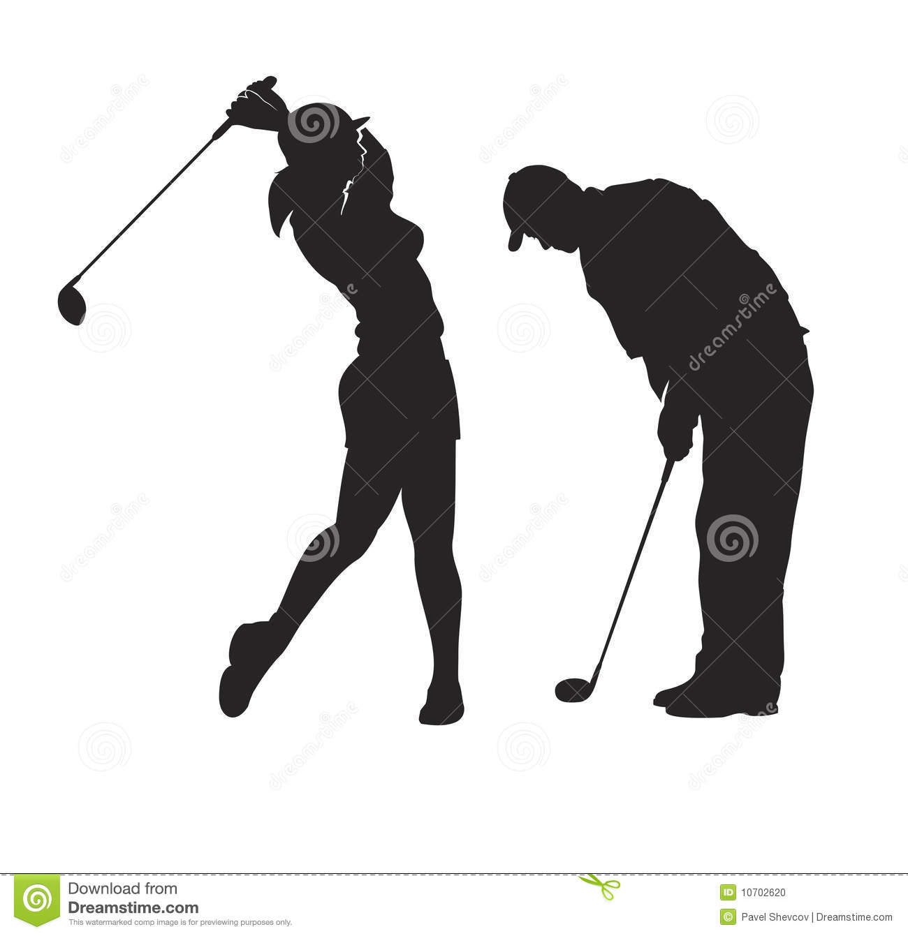 Golf Players Stock Photo   Image  10702620