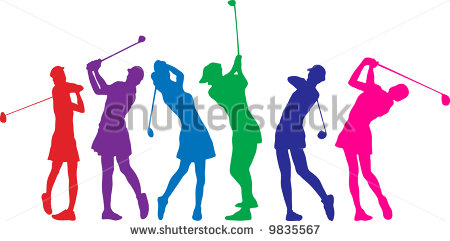 Golf Silhouette Woman Stock Photos Images   Pictures   Shutterstock