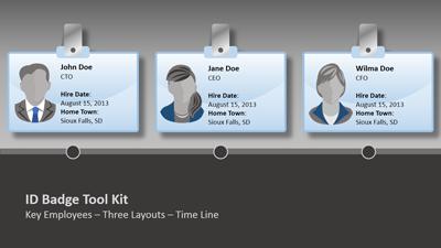 Id Badge Tool Kit   A Powerpoint Template From Presentermedia Com