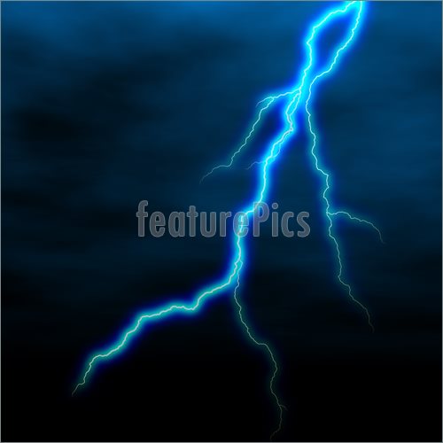 Illustration Of Lightning  Clip Art To Download At Featurepics Com