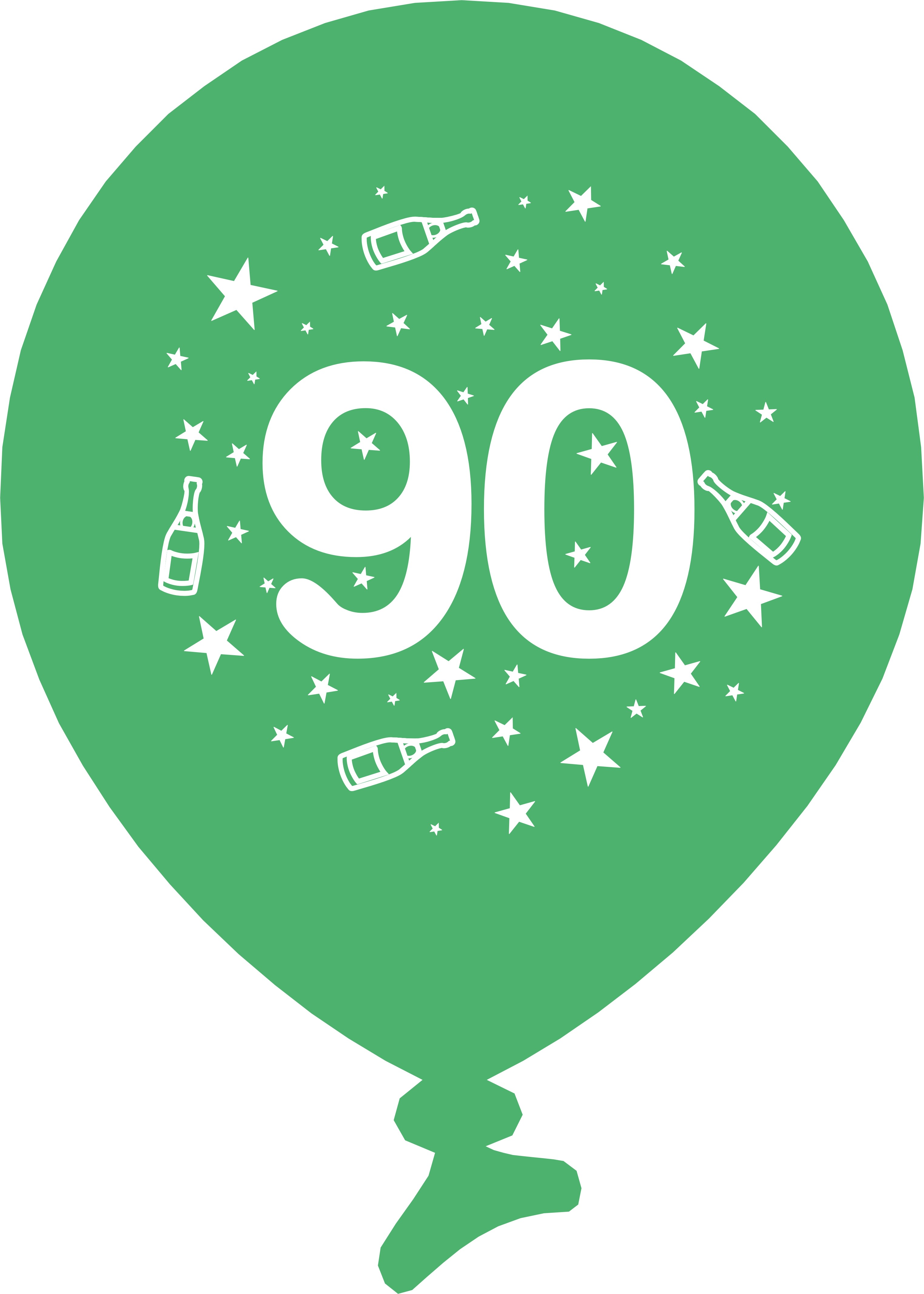 Number 90 Clipart 90