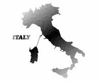 Outline Map Italy Isolated Stock Vectors Illustrations   Clipart