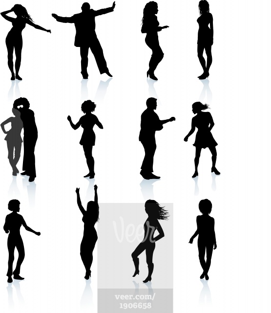 Party People Silhouette Party People Silhouette Collection 1906658 Jpg