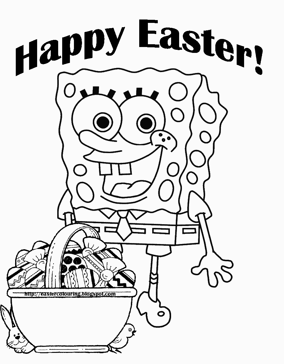 Spongebob Easter Clip Art