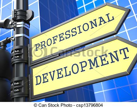 Stock Illustration   Business Concept  Professional Development Sign