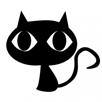Black Cat Free Vector In Open Office Drawing Svg    Svg   Format