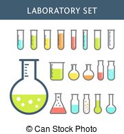 Chemical Test Tubes Icons   Flet Colorful Chemical Test Tube