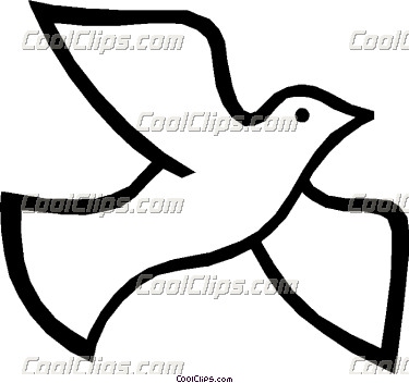 Christian Symbols Clip Art Christian Dove Clipart