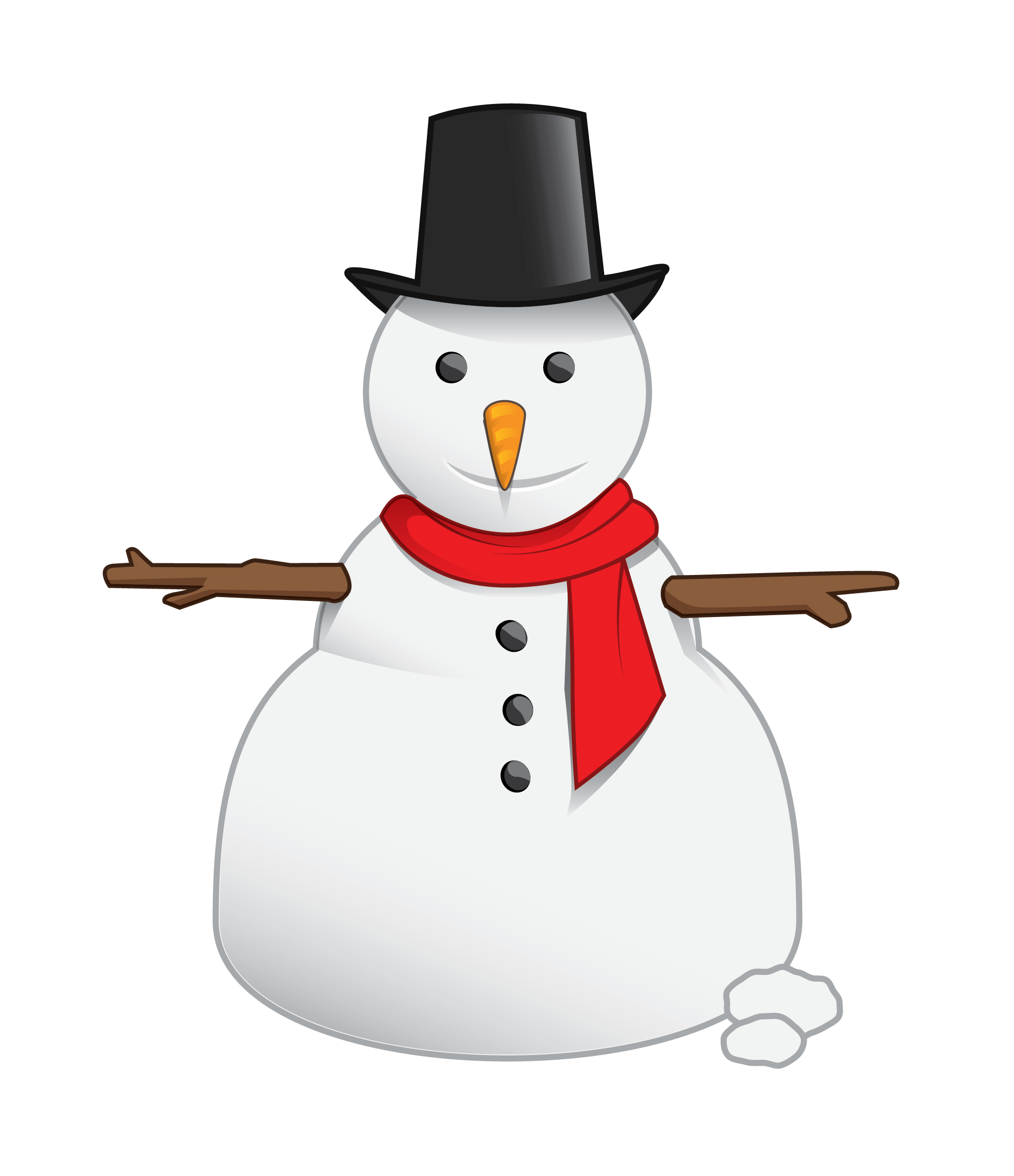 Christmas Snowman Clipart This Cute Snowman Clip Art