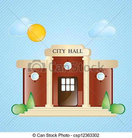 City Hall Clip Art Hall Illustrations And Clipart