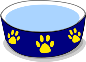 Dog Water Bowl Clip Art At Clker Com   Vector Clip Art Online Royalty