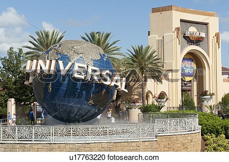 Entrance Of The Universal Studios Orlando Florida Usa View Large