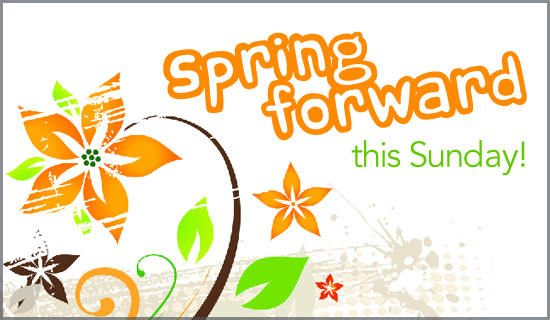Free Spring Forward Ecard   Email Free Personalized Daylight Saving
