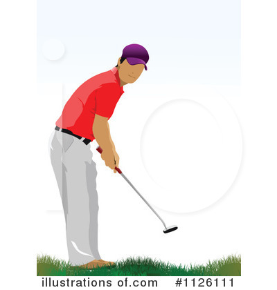 Golf Clipart  1126111   Illustration By Leonid