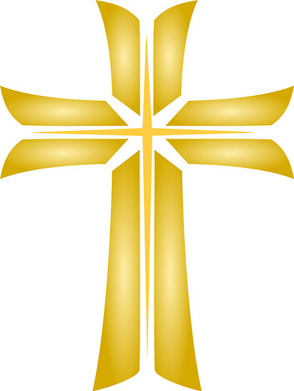 Punith   Portfolio   Golden Cross Christian Religious Symbol