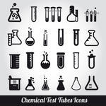 Related Icons Set  Light Bulbs  Bulb Icon Set Chemical Test Tubes