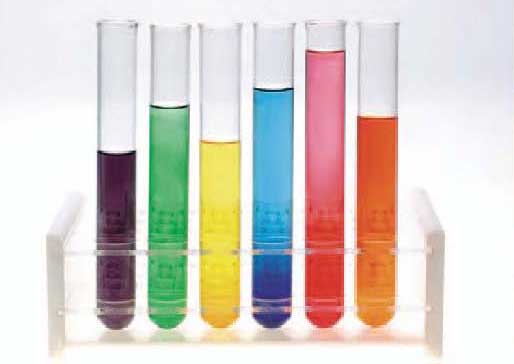 Test Tubes With Solutions