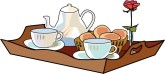 Breakfast In Bed Clipart Black And White Breakfast In Bed Clipart