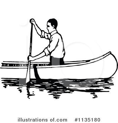 Canoe Clip Art Canoe Clipart Illustration
