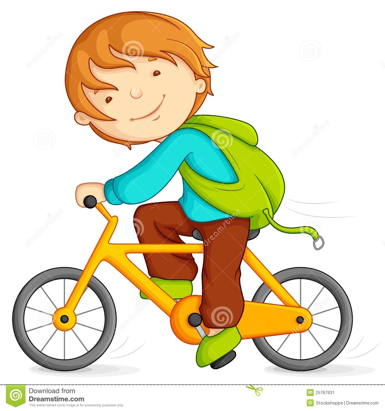 Child Riding A Bike Clipartmanunez