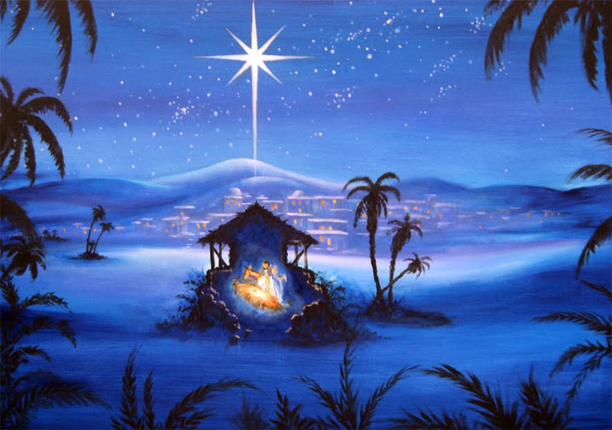Christmas Backgrounds  Star Of Bethlehem Backgrounds