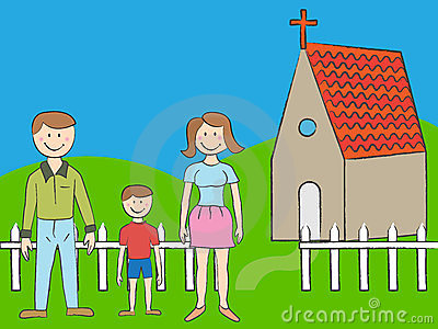 Church Family Stock Photo   Image  23764850