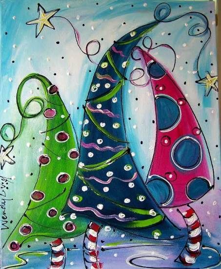Funky Holiday Trees For Adults 2