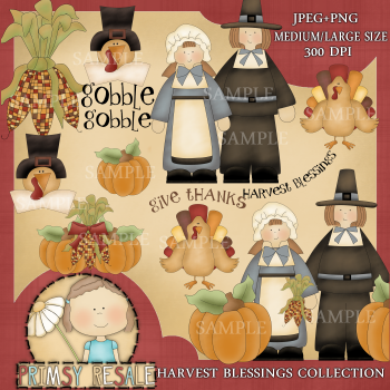 Harvest Blessings By Primsy Resale    1 00   Whimsy Doodle Graphics