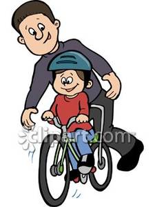 Learning To Ride A Bike Clipart Kid Riding Bike Clip Art Young