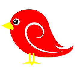 Red Bird Clip Art   Free Borders And Clip Art