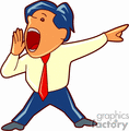 Royalty Free Boy Yelling Clipart Image Picture Art   375525