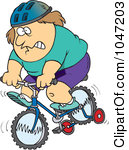 Royalty Free  Rf  Learning To Ride A Bike Clipart   Illustrations  1