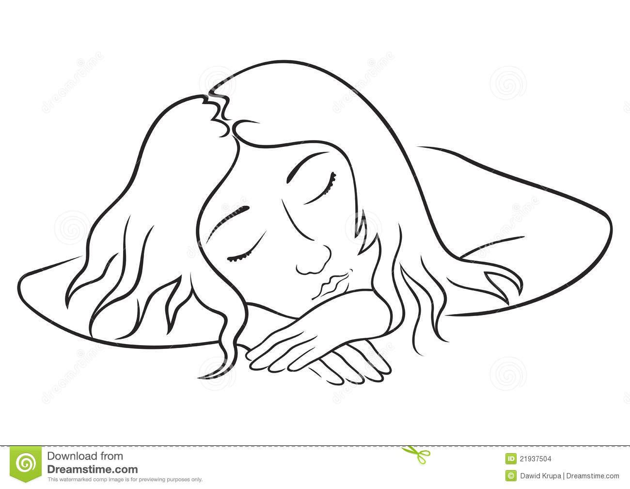 Sleeping Woman Stock Images   Image  21937504