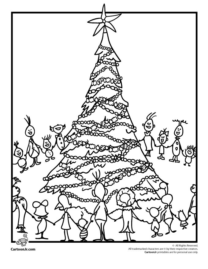 Whoville Colouring Pages  Page 2 