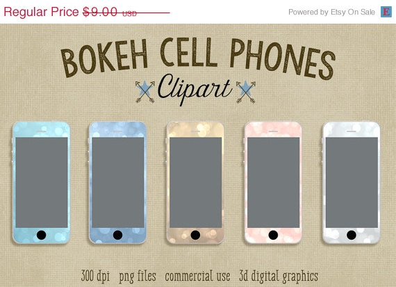 75  Off Thru 5 2 Cell Phone Clipart Iphone Graphics 300 Dpi Png File