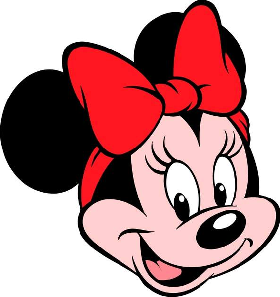 Bc Dc E Minnie Mouse Face   Free Images At Clker Com   Vector Clip
