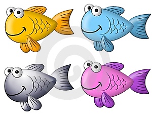 Colourful Cartoon Fish Clip Art Thumb4086777