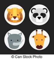 Group Animals Vector Clipart Royalty Free  8977 Group Animals Clip