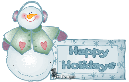Happy Holidays Snowman Clipart Happy Holidays Cards Free
